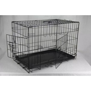 36 42 48 Inch Metal Pet Dog Cat Puppy Collapsible Train Cage Crate Pen (WPD105-3,4,5)