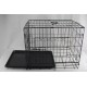 36 42 48 Metal Pet Dog Cat Puppy Collapsible Train Cage Crate Pen