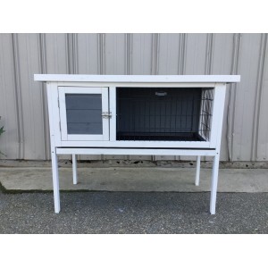 Single Wooden Pet Hutch with Slide out Tray WPR915
