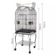 Large Arched Roof Metal Bird Cage with Stand WPA140-1